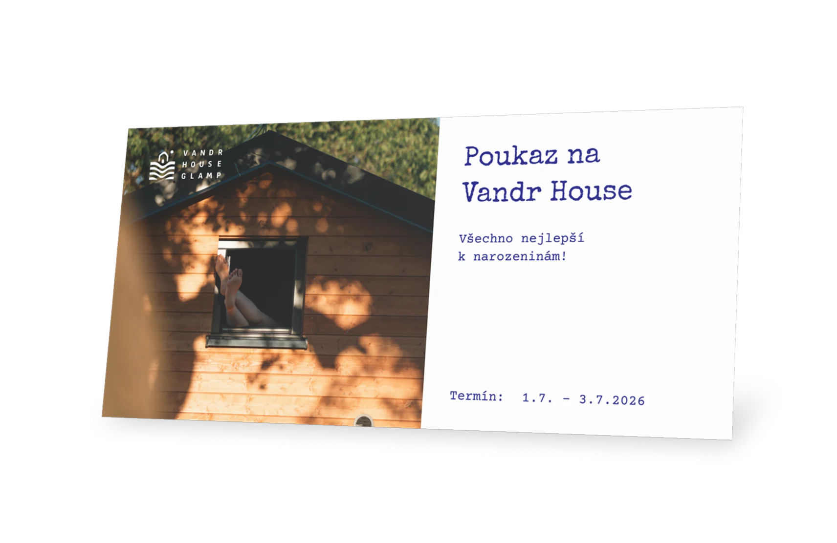 Dárkový poukaz Vandr House